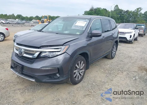 2019 Honda Pilot Ex-L из США, поврежденный, VIN 5FNYF5H45KB018293